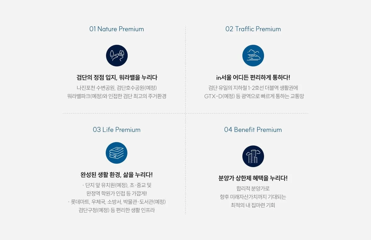 인천 1호선 연장선 검단호수공원역 예정지 및 더샵 검단레이크파크 교통망